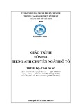 Giáo trình Tiếng Anh chuyên ngành ô tô - CĐ Kinh tế Kỹ thuật TP.HCM