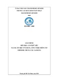 Giáo trình Cơ sở dữ liệu (Ngành: Tin học ứng dụng, Công nghệ thông tin) - CĐ Kinh tế Kỹ thuật TP.HCM