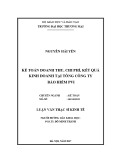 Luận văn Thạc sĩ Kinh tế: Kế toán doanh thu, chi phí và kết quả kinh doanh tại Tổng công ty Bảo hiểm PVI