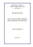 Luận văn Thạc sĩ Kinh tế: Quản lý thu Bảo hiểm xã hội trên địa bàn huyện Bắc Yên, tỉnh Sơn La