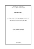 Luận văn Thạc sĩ Kinh tế: Quản lý vốn của Tổng công ty Khoáng sản - TKV tại các công ty con, công ty liên kết