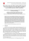 Phục dựng nhà cộng đồng truyền thống dân tộc Katu có sự tham gia của cộng đồng tại thôn A Ka, xã Thượng Quảng, huyện Nam Đông