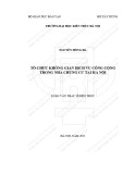 Tóm tắt Luận văn Thạc sĩ Kiến trúc: Tổ chức không gian dịch vụ công cộng trong nhà chung cư tại Hà Nội