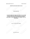 Tóm tắt Luận văn Thạc sĩ Kỹ thuật xây dựng dân dụng và công nghiệp: Áp dụng phương pháp nguyên lý cực trị Gauss tính toán ổn định khung phẳng đàn hồi có xét đến độ cứng thực tế của liên kết