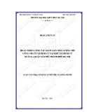 Tóm tắt Luận văn Thạc sĩ Quản lý đô thị và công trình: Hoàn thiện công tác giám sát chất lượng thi công nhà ở tái định cư tại Khu tái định cư Xuân La Quận Tây Hồ, Thành phố Hà Nội