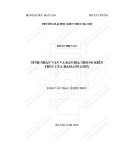 Tóm tắt Luận văn Thạc sĩ Kiến trúc: Tính nhân văn và bản địa trong kiến trúc của Hassanfathy