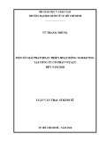 Luận văn Thạc sĩ Kinh tế: Một số giải pháp hoàn thiện hoạt động marketing tại Công ty cổ phần Vitaly đến năm 2020