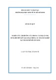 Luận văn Thạc sĩ Kinh tế: Nghiên cứu ảnh hưởng của quản trị xung đột đến kết quả hoạt động của doanh nghiệp tại thành phố Hồ Chí Minh