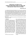 Chân dung lao động tự do chăm sóc bệnh nhân trong các bệnh viện trên địa bàn thành phố Hồ Chí Minh