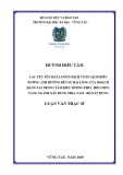 Luận văn Thạc sĩ Kinh tế: Các yếu tố chất lượng dịch vụ du lịch điều dưỡng ảnh hưởng đến sự hài lòng của khách hàng tại Trung Tâm Điều Dưỡng Phục Hồi Chức Năng Ngành Xây Dựng Phía Nam - Bộ Xây Dựng