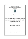Luận văn Thạc sĩ Kinh tế: Giải pháp phát triển dịch vụ thẻ ghi nợ tại Ngân hàng TMCP Đầu tư và Phát triển Việt Nam Chi nhánh Bà Rịa