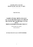 Dự thảo tóm tắt Luận án Tiến sĩ Sinh học: Nghiên cứu đặc trưng tần suất các allen hệ nhận dạng của một số tộc người Việt Nam để phục vụ ứng dụng trong giám định sinh học pháp lý