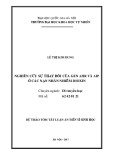 Dự thảo tóm tắt Luận án Tiến sĩ Sinh học: Nghiên cứu sự thay đổi của gen AhR và AIP ở các nạn nhân nhiễm dioxin