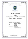 Đồ án tốt nghiệp Cơ điện tử: Cải tạo máy dán mép gỗ bán tự động thành tự động