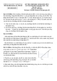 Đề thi học sinh giỏi môn Vật lí lớp 9 cấp Thành phố năm 2020-2021 - Phòng GD&ĐT TP Buôn Ma Thuột