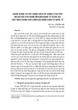 Hoàn thiện cơ chế chính sách về quản lý dự trữ ngoại hối góp phần ổn định kinh tế vĩ mô tại Việt Nam trong bối cảnh hội nhập kinh tế quốc tế