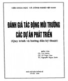 Sổ tay hướng dẫn kỹ thuật đánh giá tác động môi trường: Phần 1