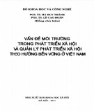 Vấn đề môi trường trong phát triển xã hội theo hướng bền vững ở Việt Nam: Phần 1