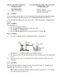 Đề thi học sinh giỏi môn Hóa học lớp 9 cấp huyện năm 2020-2021 - Phòng GD&ĐT Cát Tiên