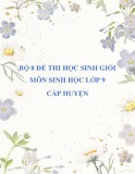 Bộ 8 đề thi học sinh giỏi môn Sinh học lớp 9 cấp huyện