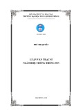 Luận văn Thạc sĩ Công nghệ thông tin: Xây dựng hệ thống tìm kiếm âm thanh theo nội dung dựa trên các đặc trưng miền tần số