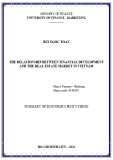 Summary of Economics PhD’s thesis: The relationship between financial development and the real estate market in Vietnam