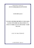 Luận văn Thạc sĩ Kinh tế: Ứng dụng Thẻ điểm cân bằng (BSC) trong việc xây dựng hệ thống đo lường hiệu quả hoạt động tại Công ty Viguato