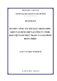Luận văn Thạc sĩ Kinh tế: Tổ chức công tác kế toán trong điều kiện vận dụng ERP tại Công ty TNHH Silk Việt Nam – Thực trạng và giải pháp hoàn thiện