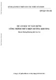 Báo cáo Dự án đầu tư xây dựng công trình thủy điện Mường Khương Huyện Mường Khương tỉnh Lào Cai