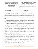 Đề thi chọn học sinh giỏi môn Giáo dục công dân lớp 11 năm học 2020-2021 – Trường THPT Trần Nguyên Hãn (Đề chính thức)