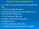 Bài giảng Giải tích mạch - Chương 2: Mạch xác lập điều hòa