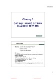 Bài giảng Kinh tế học vĩ mô: Chương 3 - PGS.TS. Nguyễn Ái Đoàn