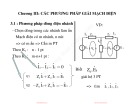 Bài giảng môn Kỹ thuật điện – Chương 3: Các phương pháp giải mạch điện