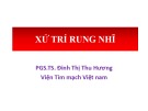 Bài giảng Xử trí rung nhĩ - PGS.TS. Đinh Thị Thu Hương