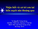 Bài giảng Nhận biết và xử trí cơn tai biến mạch não thoáng qua - Ts. Nguyễn Trọng Hưng