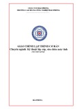 Giáo trình Lập trình cơ bản (Ngành: Kỹ thuật lắp ráp, sửa chữa máy tính) - CĐ Công nghiệp Hải Phòng