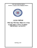 Giáo trình Điện tử cơ bản (Ngành: Điện công nghiệp) - CĐ Công nghiệp Hải Phòng