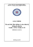 Giáo trình Bảo dưỡng và sửa chữa hệ thống di chuyển (Ngành:Công nghệ ô tô) - CĐ Công nghiệp Hải Phòng