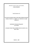 Summary of Doctoral Thesis of Scientific Education: Managing life skills education for lower secondary school students according to the competency-based approach