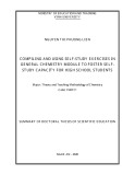 Summary of Doctoral Thesis of Scientific Education: Compiling and using selfstudy exercises in general chemistry module to foster self-study ability for high school student