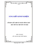 Sáng kiến kinh nghiệm THPT: Sử dụng kết hợp kĩ thuật mảnh ghép dạy tiết bài tập môn Tin học