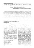 Nghiên cứu sự biến đổi nồng độ Lp-PLA2, apo A-I, apo B, tỷ số apo B / apo A-I huyết thanh trong bệnh động mạch vành