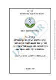 Luận văn Dược sĩ: Tình hình sử dụng kháng sinh trên bệnh nhân phẫu thuật mổ lấy thai tại khoa Sản, Bệnh viện đa khoa khu vực Cẩm Phả