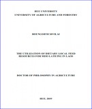 Doctor of Philosophy in Agriculture: The utilization of dietary local feed resources for moo lath pig in Laos