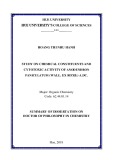 Summary of dissertation on Doctor of Philosophy in chemistry: Study on chemical constituents and cytotoxic activity of anodendron paniculatum (Wall. Ex Roxb.) A.DC.