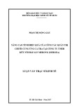 Luận văn Thạc sĩ Kinh tế: Nâng cao tính hiệu quả của công tác quản trị chuỗi cung ứng cá tra tại Công ty TNHH kết nối hải sản Mekong (MEKSEA)