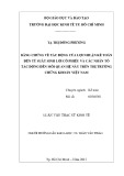 Luận văn Thạc sĩ Kinh tế: Bằng chứng về tác động của lợi nhuận kế toán đến tỷ suất sinh lời cổ phiếu và các nhân tố tác động đến mối quan hệ này trên thị trường chứng khoán Việt Nam