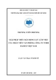 Luận văn Thạc sĩ Kinh tế: Giải pháp thúc đẩy động lực làm việc của nhân viên văn phòng Công ty TNHH DAMCO Việt Nam