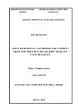 Summary of Computer Doctoral thesis: Novel incremental algorithms for attribute reduction from dynamic decision tables on fuzzy rough set