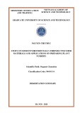 Summary of Doctoral Thesis in Chemistry: Study on some environmentally friendly polymer materials and application on preparing plant nursery